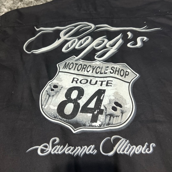 Poppy’s Motorcycle Shop Vest 3xl ￼ - Picture 6 of 6